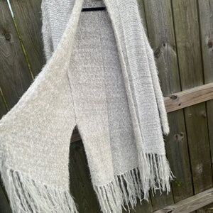 Abercrombie & Fitch Fringe Hem Longline Cardigan Sweater XS/S